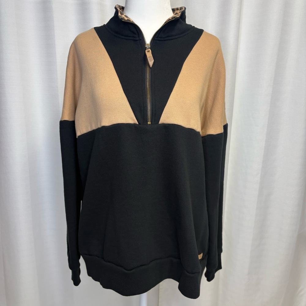 BKE Womens’ Color Block Pullover - Size Medium